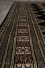 Load image into Gallery viewer, 4 x 6 Black Hand-Knotted Imported Bokhara Jaldar Rug Wool Silk Touch #B-75621