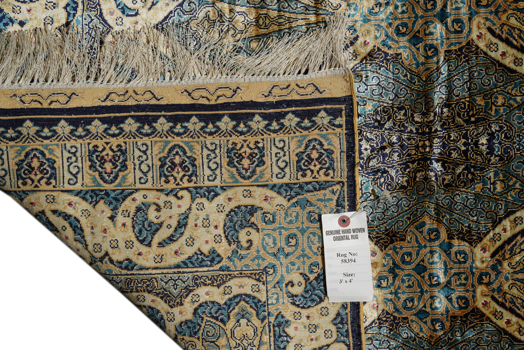 3 X 4  Silk Rug Hereke Pattern #PIX-58394