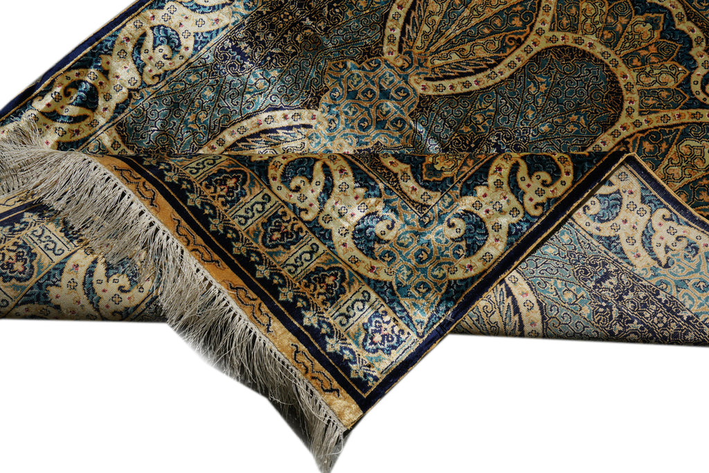 3 X 4  Silk Rug Hereke Pattern #PIX-58394