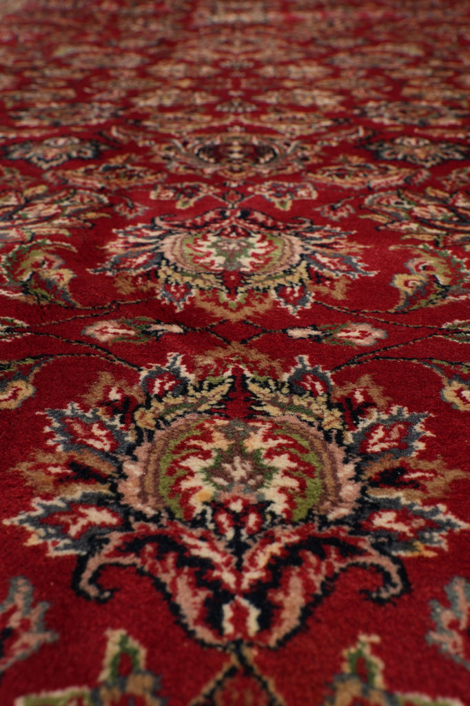9 x 11.7 Handmade Jaipur Area Rug Organic Wool soft durable pile #PIX-12715