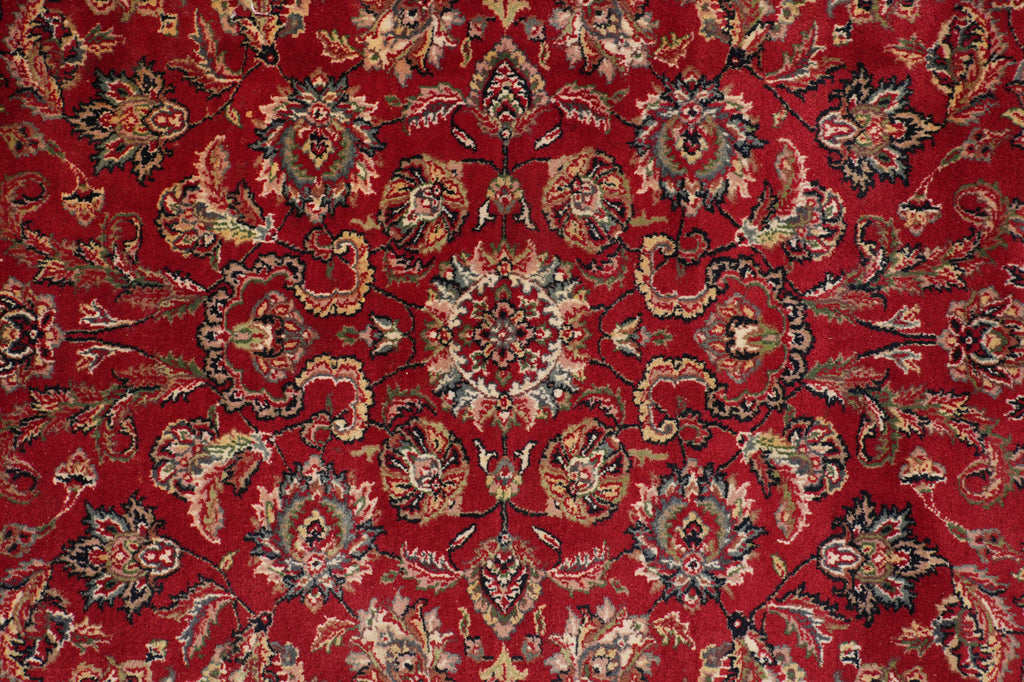 9 x 11.7 Handmade Jaipur Area Rug Organic Wool soft durable pile #PIX-12715