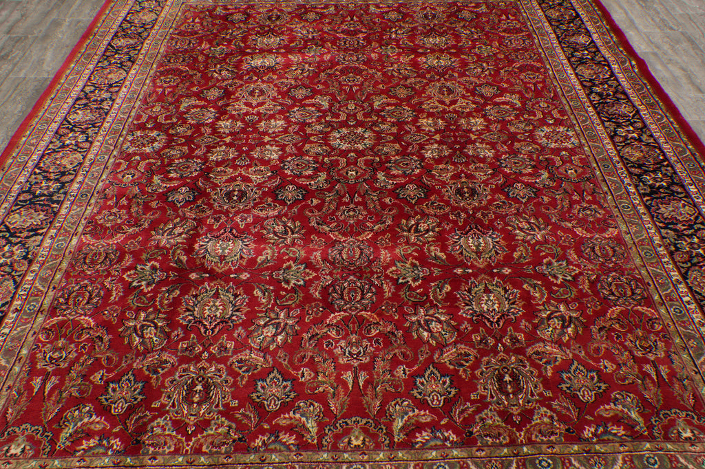 9 x 11.7 Handmade Jaipur Area Rug Organic Wool soft durable pile #PIX-12715
