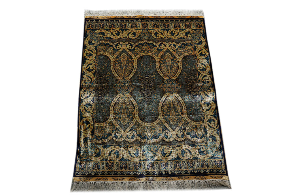 3 X 4  Silk Rug Hereke Pattern #PIX-58394