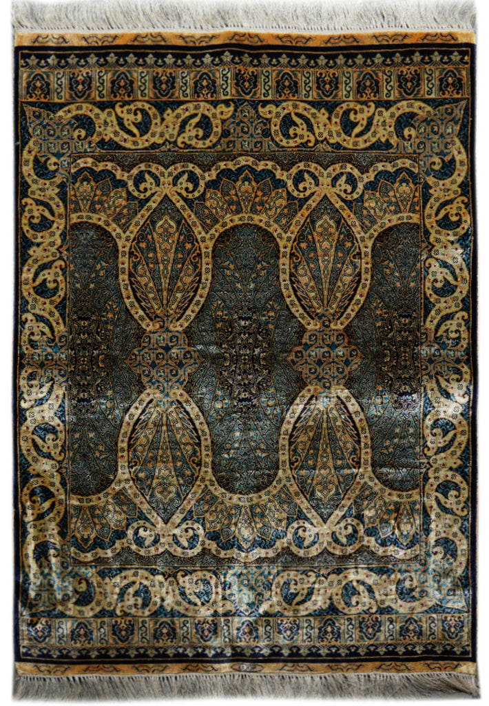 3 X 4  Silk Rug Hereke Pattern #PIX-58394