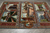 Load image into Gallery viewer, 6.6 x 10 High End One of a Kind Authentic Iran Pictorial Persian Rug Wool and Silk 500+ KPSI - view 4