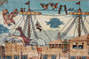 Load image into Gallery viewer, 4.5 x 3.4 Bamboo Silk Scenery Carpet Floor and Wall Rug #PIX-55348