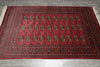 Load image into Gallery viewer, 4 x 6.6 Hand-Knotted Bokhara Rug Pakistan #F-3131