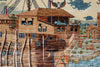 Load image into Gallery viewer, 4.5 x 3.4 Bamboo Silk Scenery Carpet Floor and Wall Rug #PIX-55348