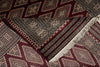 Load image into Gallery viewer, 4.3 x 6.5 Hand-Knotted Jaldar Bokhara Geometric Rug Burgundy #PIX-29027