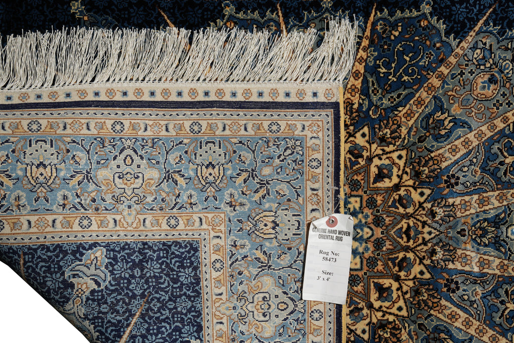 3 x 4 Exotic Traditional Bamboo Silk Carpet Rug #PIX-58473