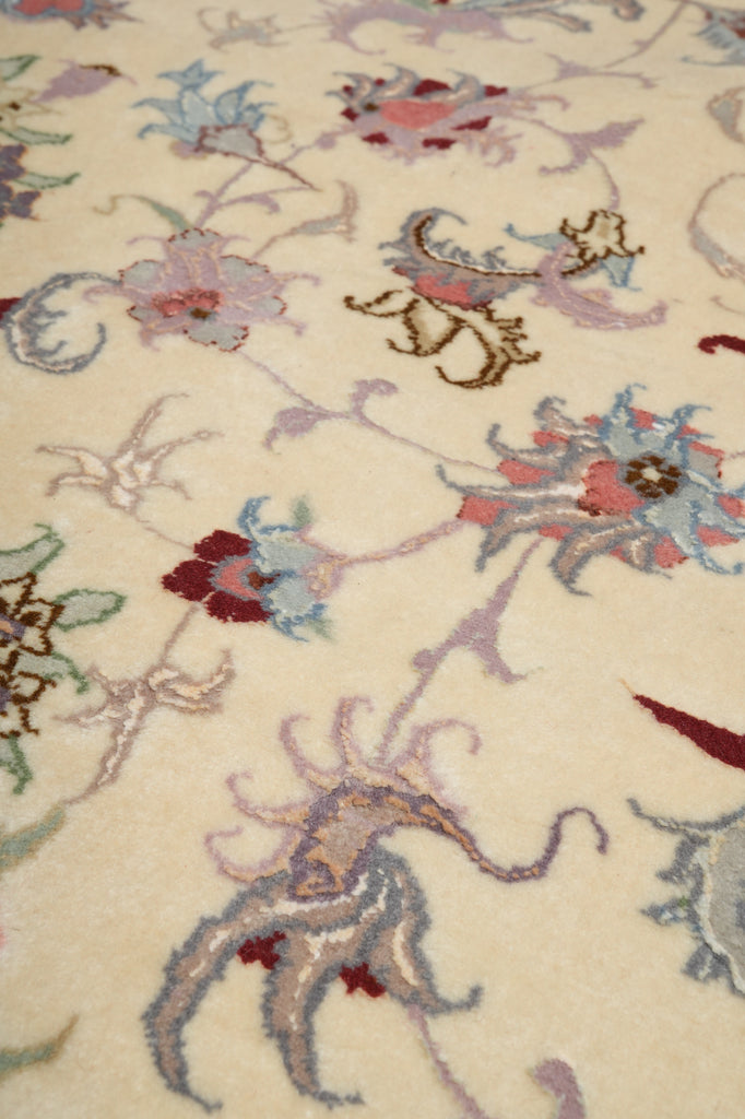 6.8 x 10 Super Fine Authentic Persian Handmade Wool&Silk Rug Iran #PIX-16733