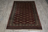Load image into Gallery viewer, 4.3 x 6.5 Hand-Knotted Jaldar Bokhara Geometric Rug Burgundy #PIX-29027