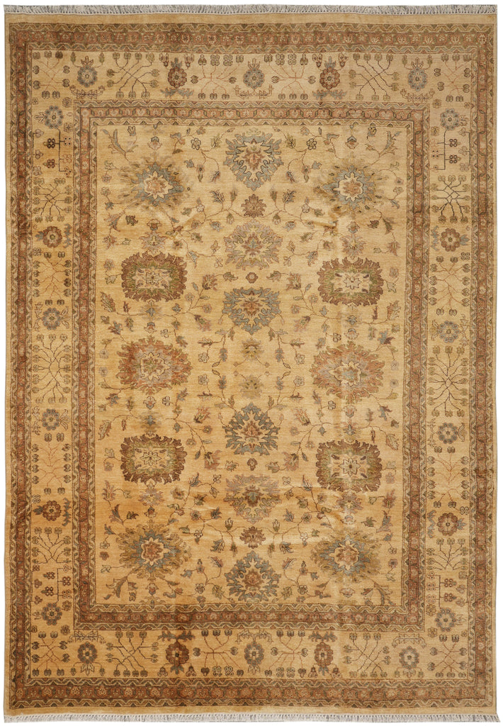 8.3 x 11.3 New Oushak Area Rug Hand-Knotted Wool Carpet