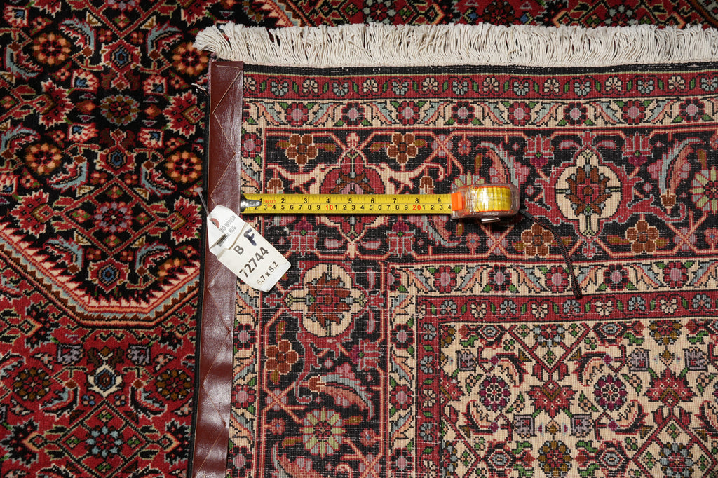 6.7 x 8 High End Persian Bijar Rug Iran Iron Carpet - view 16