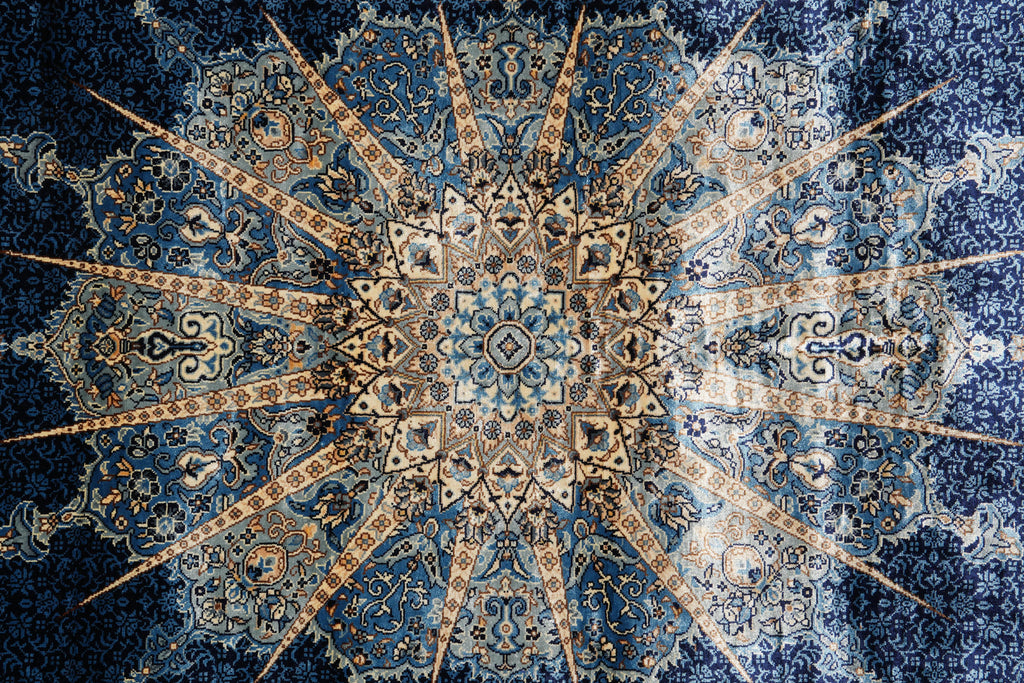 3 x 4 Exotic Traditional Bamboo Silk Carpet Rug #PIX-58473