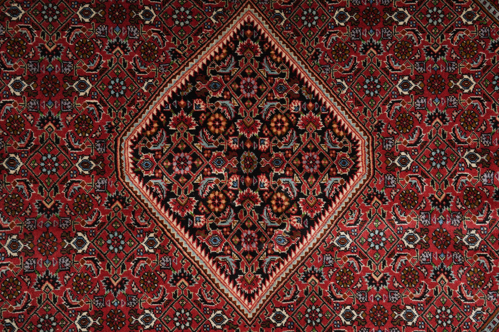 6.7 x 8 High End Persian Bijar Rug Iran Iron Carpet - view 7