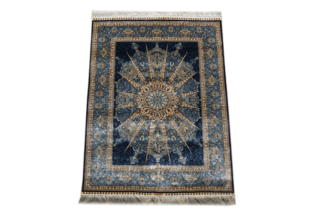 3 x 4 Exotic Traditional Bamboo Silk Carpet Rug