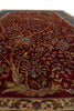 Load image into Gallery viewer, 3 x 5 Bamboo Silk Carpet Tree of Life Burgundy Hanging Rug #PIX-55246