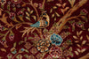 Load image into Gallery viewer, 3 x 5 Bamboo Silk Carpet Tree of Life Burgundy Hanging Rug #PIX-55246