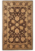 Load image into Gallery viewer, 5.5 x 9 Chocolate Brown Hand-Knotted Zigler Chobi Peshawar Rug #PIX-17353