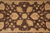 Load image into Gallery viewer, 5.5 x 9 Chocolate Brown Hand-Knotted Zigler Chobi Peshawar Rug #PIX-17353