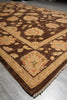 Load image into Gallery viewer, 5.5 x 9 Chocolate Brown Hand-Knotted Zigler Chobi Peshawar Rug #PIX-17353