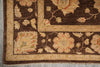 Load image into Gallery viewer, 5.5 x 9 Chocolate Brown Hand-Knotted Zigler Chobi Peshawar Rug #PIX-17353