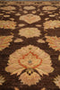 Load image into Gallery viewer, 5.5 x 9 Chocolate Brown Hand-Knotted Zigler Chobi Peshawar Rug #PIX-17353