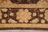 Load image into Gallery viewer, 5.5 x 9 Chocolate Brown Hand-Knotted Zigler Chobi Peshawar Rug #PIX-17353