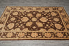 Load image into Gallery viewer, 5.5 x 9 Chocolate Brown Hand-Knotted Zigler Chobi Peshawar Rug #PIX-17353