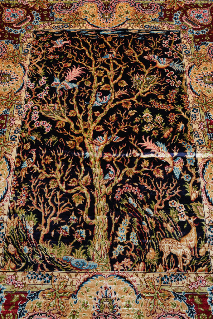 3 x 4 Bamboo Silk Nice Scenery  Tree of Life  Rug Carpet #PIX-58378