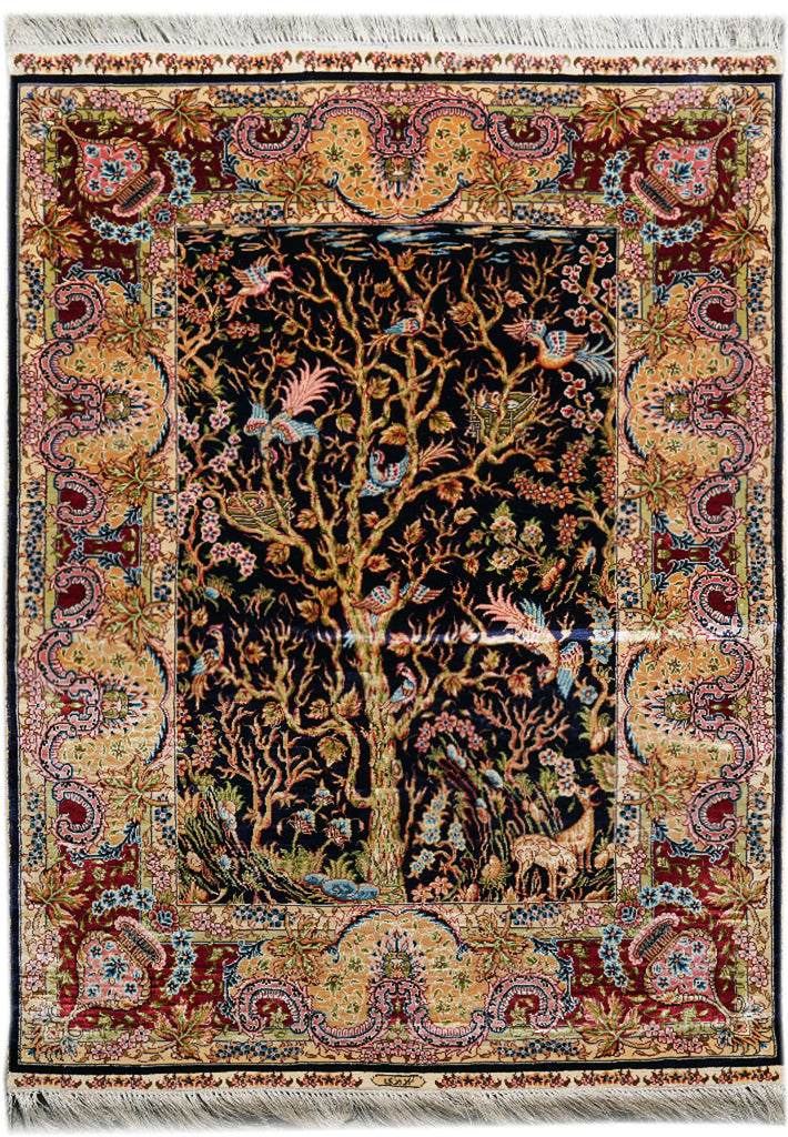 3 x 4 Bamboo Silk Nice Scenery  Tree of Life  Rug Carpet