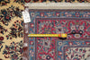 Load image into Gallery viewer, 7 x 9.8 Ivory Fine Wool Persian Sarouk Rug - view 16