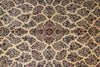 Load image into Gallery viewer, 7 x 9.8 Ivory Fine Wool Persian Sarouk Rug - view 7