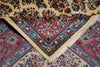 Load image into Gallery viewer, 7 x 9.8 Ivory Fine Wool Persian Sarouk Rug - view 12