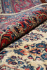 Load image into Gallery viewer, 7 x 9.8 Ivory Fine Wool Persian Sarouk Rug - view 13