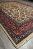 Load image into Gallery viewer, 7 x 9.8 Ivory Fine Wool Persian Sarouk Rug - view 6