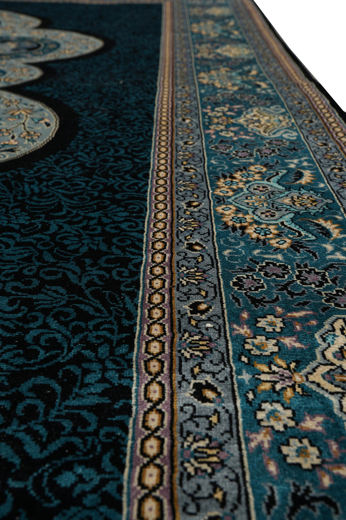 4 x 6 Hereke Pattern Bamboo Silk Carpet #PIX-59076