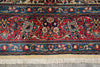 Load image into Gallery viewer, 7 x 9.8 Ivory Fine Wool Persian Sarouk Rug - view 15