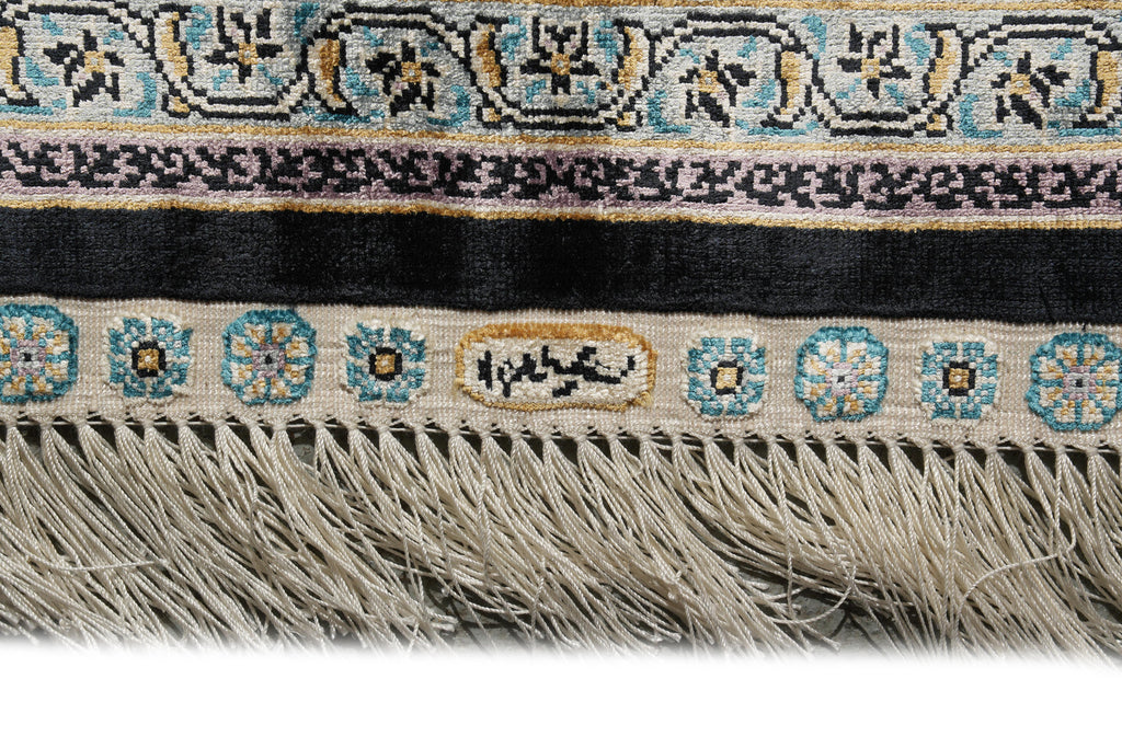 4.6 x 6.9 Amazing Silk Rug Turquoise #PIX-23e31