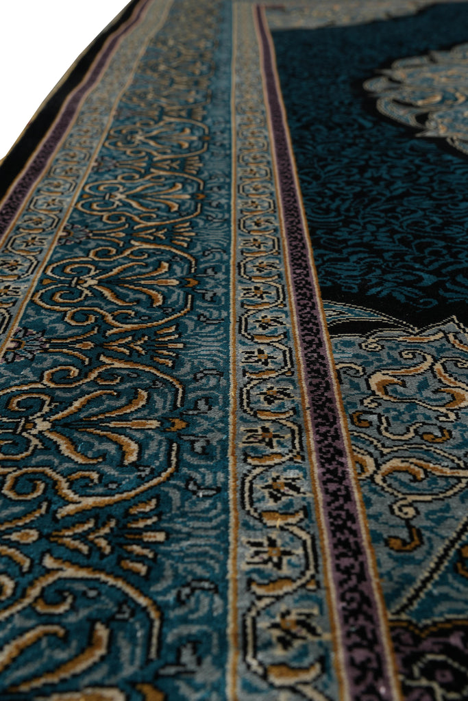 4.6 x 6.9 Amazing Silk Rug Turquoise #PIX-23e31