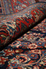 Load image into Gallery viewer, 6.8 x 9.8 Navy Blue Fine Persian Sarouk Rug - view 13