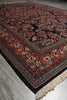 Load image into Gallery viewer, 6.8 x 9.8 Navy Blue Fine Persian Sarouk Rug - view 6