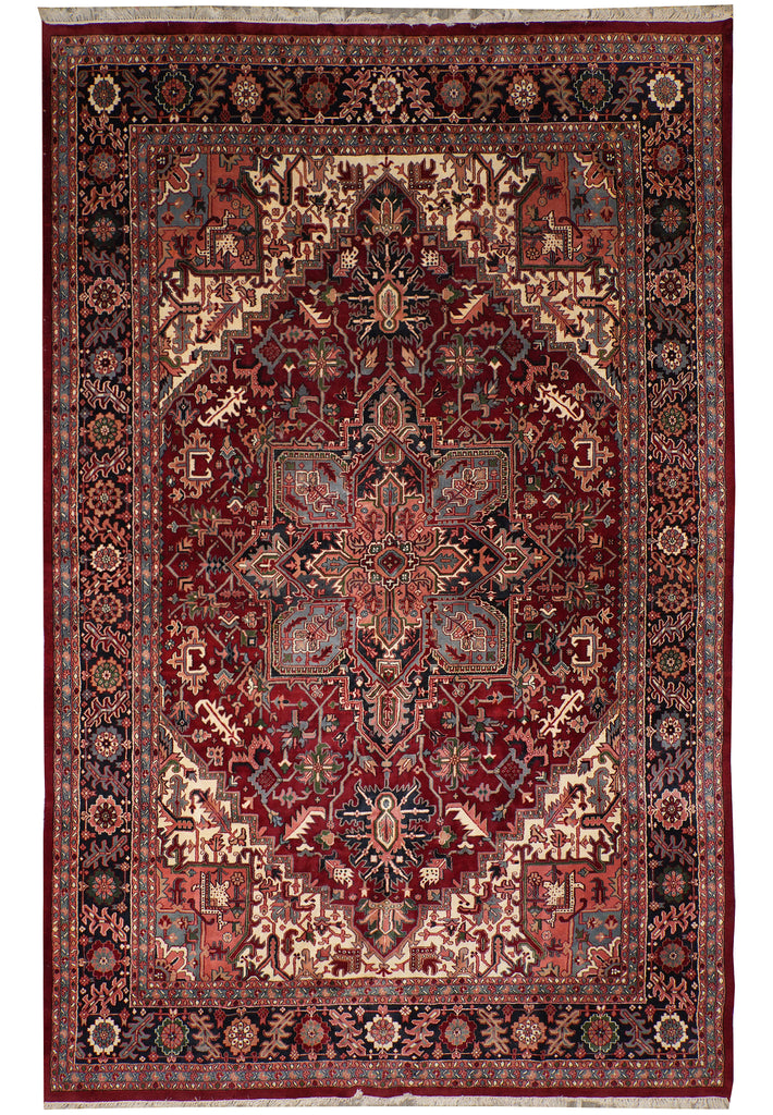 11.7 x 18.2 Quality Heriz Rug Rich Tribal