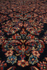 Load image into Gallery viewer, 6.8 x 9.8 Navy Blue Fine Persian Sarouk Rug - view 9