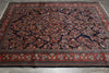 Load image into Gallery viewer, 6.8 x 9.8 Navy Blue Fine Persian Sarouk Rug - view 4