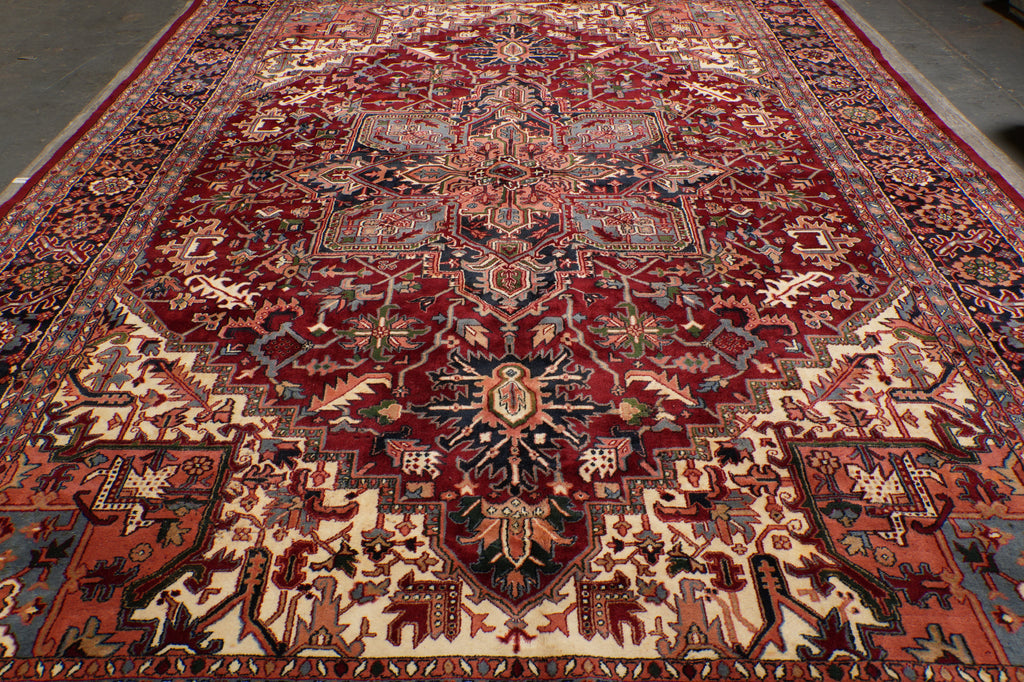 11.7 x 18.2 Quality Heriz Rug Rich Tribal #LA-53131