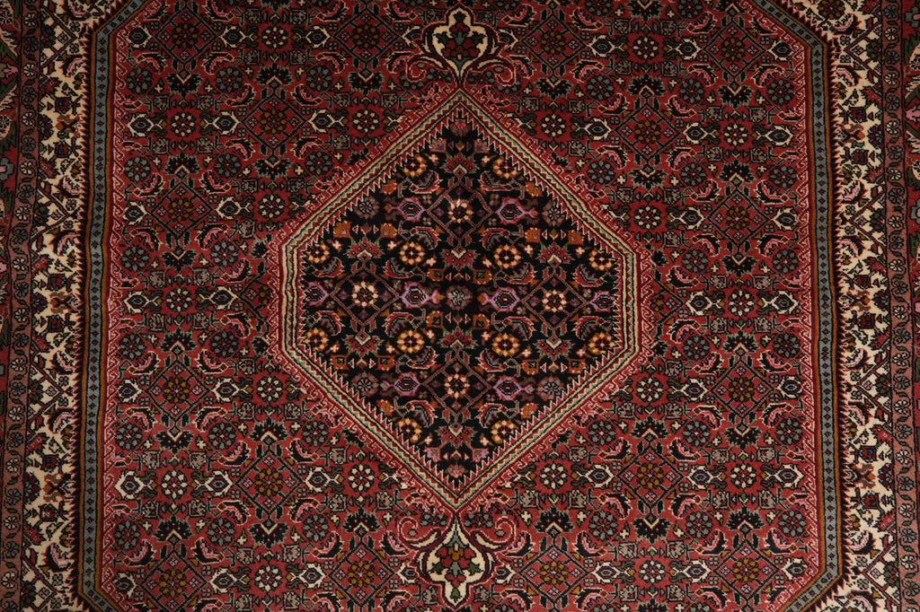 6.5 x 8.7 Ivory Fine Persian Bijar Rug Iran Carpet - view 7