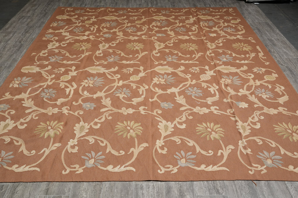 9 x 12 Flat Weave Handmade Lauren Rug #PIX-14078