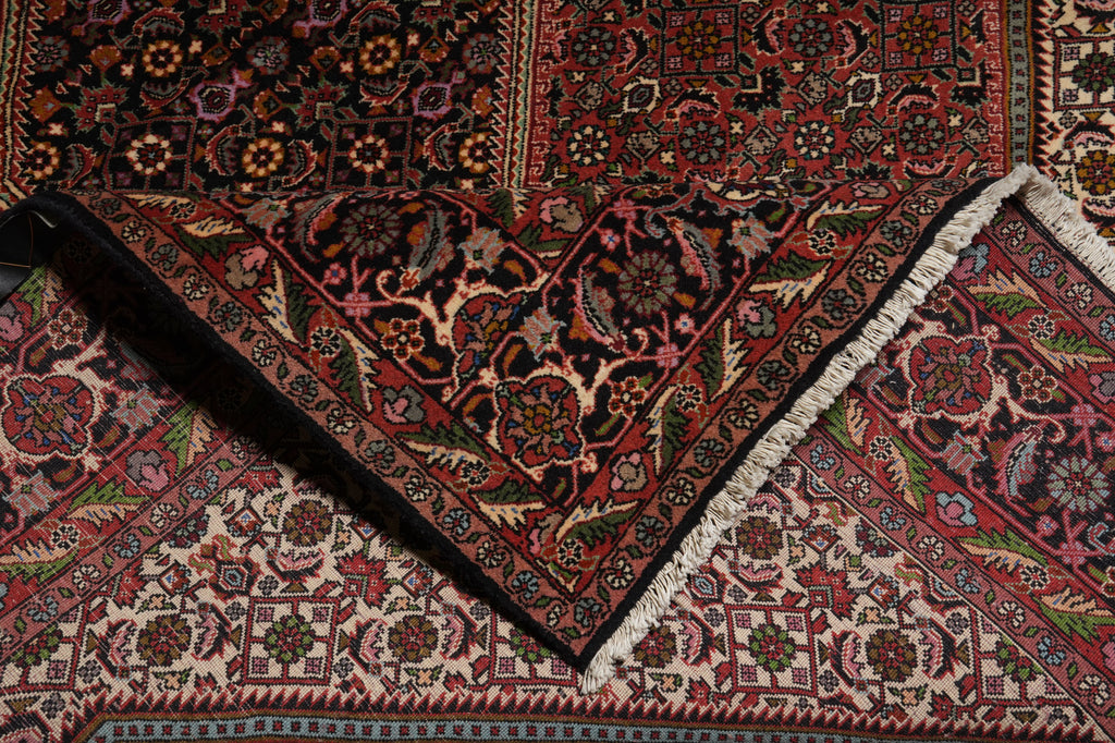 6.5 x 8.7 Ivory Fine Persian Bijar Rug Iran Carpet - view 11